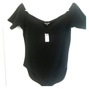 Express Black Bodysuit